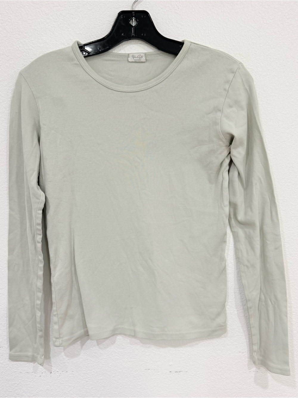John Galt Sage Green Long Sleeve Tee Women's Size X-Small/Small
